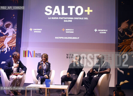 15.10.21, TORINO, LINGOTTO, SALONE DEL LIBRO 2021 - DAY#1 - NELLA FOTO: Marchisio,Thuram contro il razzismo0 ©Alberto Ramella/Rosebud2