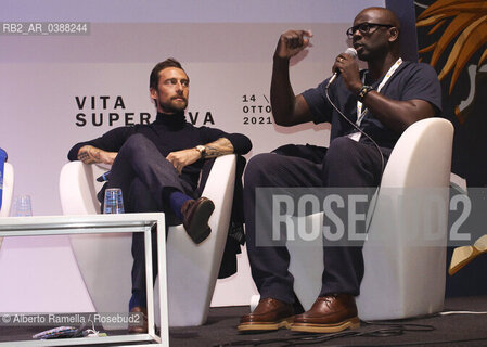 15.10.21, TORINO, LINGOTTO, SALONE DEL LIBRO 2021 - DAY#1 - NELLA FOTO: Marchisio,Thuram contro il razzismo0 ©Alberto Ramella/Rosebud2