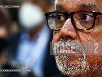 19/05/22, Torino, Lingotto, Salone del Libro 2022 - nella foto: Amitav Ghosh autore della Lectio Magistralis introduttiva ©Alberto Ramella/Rosebud2