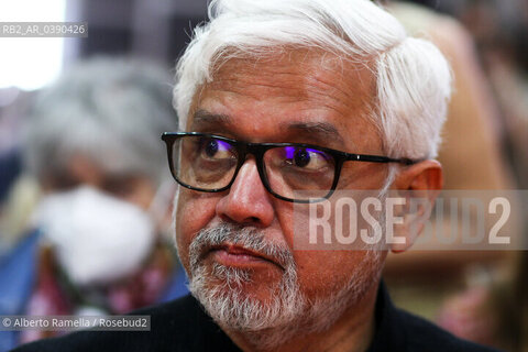 19/05/22, Torino, Lingotto, Salone del Libro 2022 - nella foto: Amitav Ghosh autore della Lectio Magistralis introduttiva ©Alberto Ramella/Rosebud2