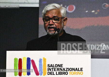 19/05/22, Torino, Lingotto, Salone del Libro 2022 - nella foto: Amitav Ghosh autore della Lectio Magistralis introduttiva ©Alberto Ramella/Rosebud2