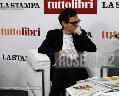 23/05/22, Torino, Lingotto, Salone Internazionale del Libro 2022 - nella foto: Nicola La Gioia Direttore Salone del Libro intervistato allo stand de LA STAMPA ©Alberto Ramella/Rosebud2