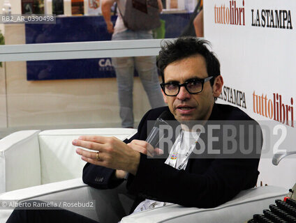 23/05/22, Torino, Lingotto, Salone Internazionale del Libro 2022 - nella foto: Nicola La Gioia Direttore Salone del Libro intervistato allo stand de LA STAMPA ©Alberto Ramella/Rosebud2