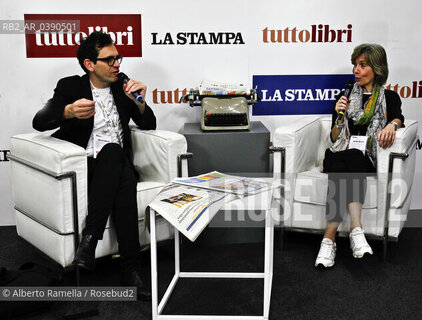 23/05/22, Torino, Lingotto, Salone Internazionale del Libro 2022 - nella foto: Nicola La Gioia Direttore Salone del Libro intervistato allo stand de LA STAMPA ©Alberto Ramella/Rosebud2