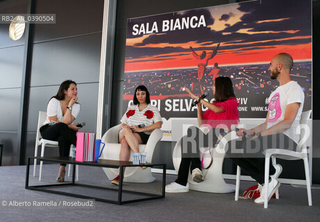 21/05/22, Torino, Lingotto, Salone Internazionale del Libro 2022 - nella foto: Pamela CocconI autrIce del libro DILDO ©Alberto Ramella/Rosebud2