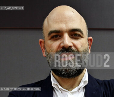 23/05/22, Torino, Lingotto, Salone Internazionale del Libro 2022 - nella foto: Roberto Saviano autore di Solo e il coraggio - Giovanni Falcone il romanzo ©Alberto Ramella/Rosebud2