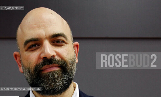 23/05/22, Torino, Lingotto, Salone Internazionale del Libro 2022 - nella foto: Roberto Saviano autore di Solo e il coraggio - Giovanni Falcone il romanzo ©Alberto Ramella/Rosebud2