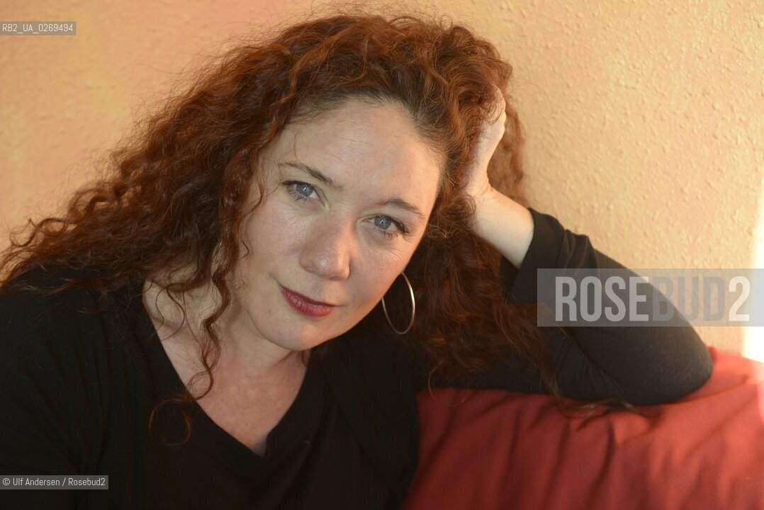 Spanish writer Cristina Fallaras. Barcelona, January 28, 2013 ©Ulf Andersen/Rosebud2