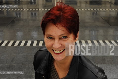 German writer Pieke Biermann. Lyon April 1, 2006 - ©Ulf Andersen/Rosebud2