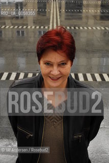 German writer Pieke Biermann. Lyon April 1, 2006 - ©Ulf Andersen/Rosebud2