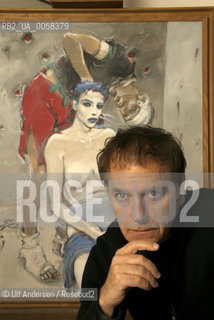 French illustrator and cartoonist Enki Bilal in his studio. Paris, March 7, 2009 - ©Ulf Andersen/Rosebud2