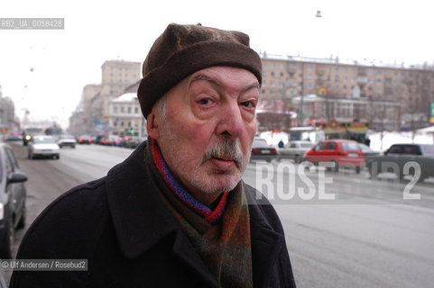 Russian author Andrei Bitov. Moscow, February 5, 2005 - ©Ulf Andersen/Rosebud2