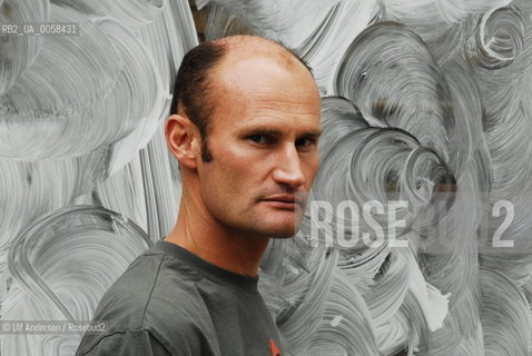 South African writer Troy Blacklaws. Paris, June 27, 2006 - ©Ulf Andersen/Rosebud2