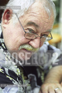 American writer James Crumley. Saint Malo, May 30, 2002. ©Ulf Andersen/Rosebud2