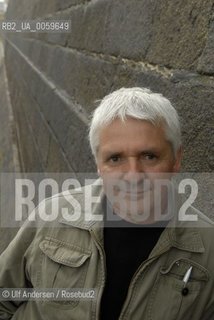 Norwegian writer Kjell Ola Dahl. Saint Malo, May 29, 2007. ©Ulf Andersen/Rosebud2