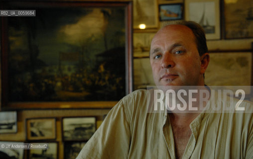 English writer William Dalrymple. Saint Malo, May 15, 2008. ©Ulf Andersen/Rosebud2