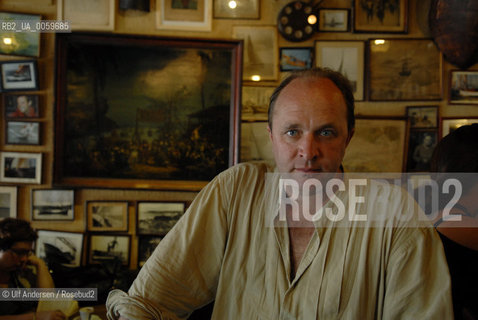 English writer William Dalrymple. Saint Malo, May 15, 2008. ©Ulf Andersen/Rosebud2