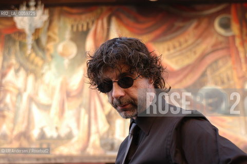 French writer Maurice G. Dantec. Paris, august 29, 2005. ©Ulf Andersen/Rosebud2