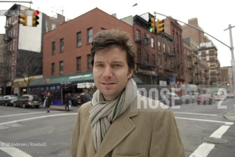 American writer David Gilbert. New York, January 12, 2007. ©Ulf Andersen/Rosebud2