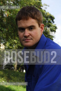 American writer Craig Davidson. Paris, September 29, 2006. ©Ulf Andersen/Rosebud2