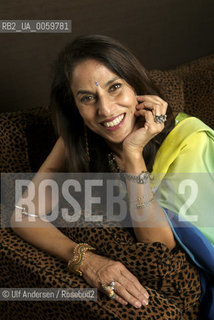 Indian writer and journalist Shobaa De. Paris, March 18, 2010. ©Ulf Andersen/Rosebud2