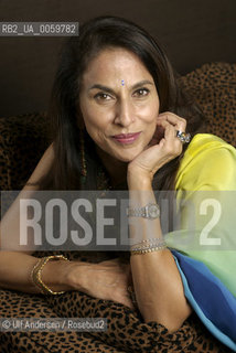 Indian writer and journalist Shobaa De. Paris, March 18, 2010. ©Ulf Andersen/Rosebud2