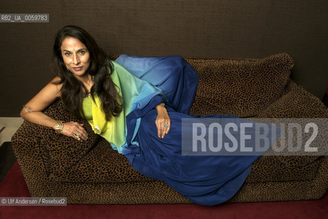 Indian writer and journalist Shobaa De. Paris, March 18, 2010. ©Ulf Andersen/Rosebud2