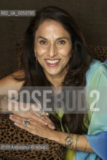 Indian writer and journalist Shobaa De. Paris, March 18, 2010. ©Ulf Andersen/Rosebud2