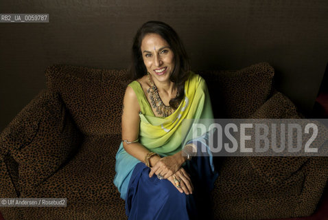 Indian writer and journalist Shobaa De. Paris, March 18, 2010. ©Ulf Andersen/Rosebud2