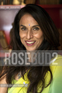 Indian writer and journalist Shobaa De. Paris, March 18, 2010. ©Ulf Andersen/Rosebud2