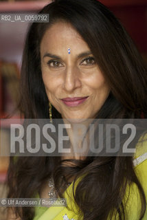 Indian writer and journalist Shobaa De. Paris, March 18, 2010. ©Ulf Andersen/Rosebud2