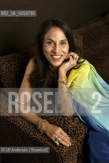 Indian writer and journalist Shobaa De. Paris, March 18, 2010. ©Ulf Andersen/Rosebud2