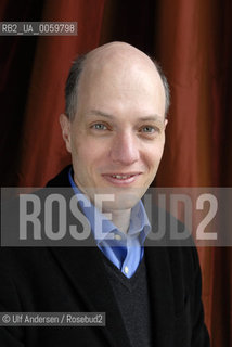 English writer and essayist Alain De Botton. Paris, september 28, 2010. ©Ulf Andersen/Rosebud2