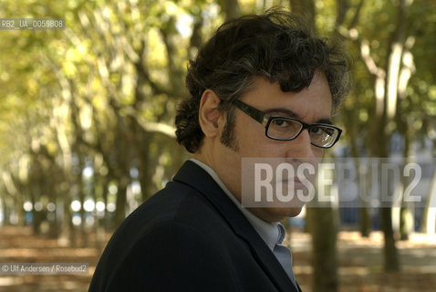 Spanish writer Juan Manuel De Prada. Paris, October 11, 2008. ©Ulf Andersen/Rosebud2