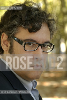 Spanish writer Juan Manuel De Prada. Paris, October 11, 2008. ©Ulf Andersen/Rosebud2