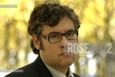 Spanish writer Juan Manuel De Prada. Paris, October 11, 2008. ©Ulf Andersen/Rosebud2