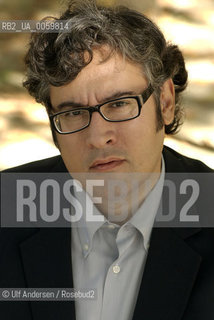 Spanish writer Juan Manuel De Prada. Paris, October 11, 2008. ©Ulf Andersen/Rosebud2