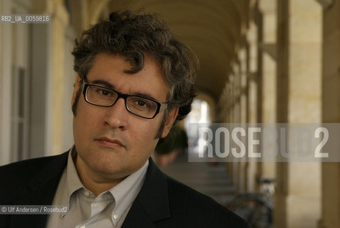 Spanish writer Juan Manuel De Prada. Paris, October 11, 2008. ©Ulf Andersen/Rosebud2