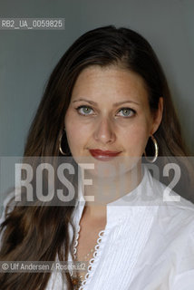 American writer Carolina De Robertis. Paris, May 25, 2010. ©Ulf Andersen/Rosebud2