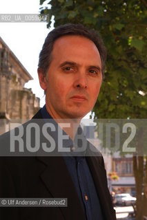 Spanish writer Jose luis de Juan. Rouen, June 19, 2004. ©Ulf Andersen/Rosebud2