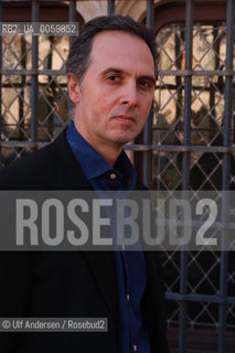 Spanish writer Jose luis de Juan. Rouen, June 19, 2004. ©Ulf Andersen/Rosebud2