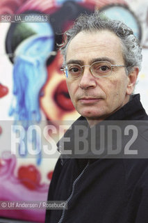 Italian writer Daniel Del Guidice .Venice, January 31, 2002. ©Ulf Andersen/Rosebud2