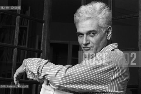 French philosopher Jacques Derrida. Ris Orangis, November 24, 1987 - ©Ulf Andersen/Rosebud2