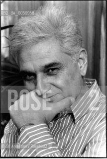 French philosopher Jacques Derrida. Ris Orangis, November 24, 1987 - ©Ulf Andersen/Rosebud2