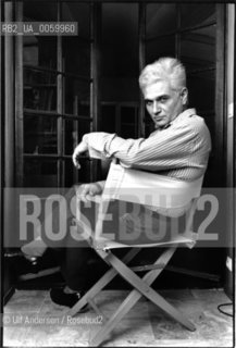 French philosopher Jacques Derrida. Ris Orangis, November 24, 1987 - ©Ulf Andersen/Rosebud2