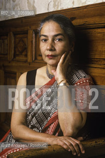 lndian writer Anita Desai. Paris, October 17, 1991 - ©Ulf Andersen/Rosebud2