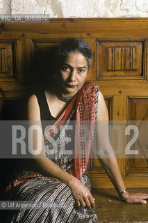 lndian writer Anita Desai. Paris, October 17, 1991 - ©Ulf Andersen/Rosebud2