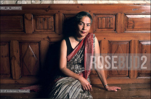 lndian writer Anita Desai. Paris, October 17, 1991 - ©Ulf Andersen/Rosebud2