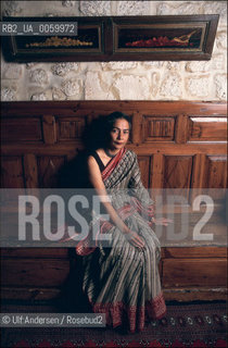 lndian writer Anita Desai. Paris, October 17, 1991 - ©Ulf Andersen/Rosebud2