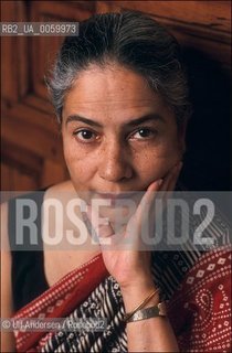 lndian writer Anita Desai. Paris, October 17, 1991 - ©Ulf Andersen/Rosebud2